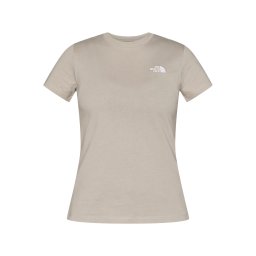 THE NORTH FACE Tricou 'Evolution Simple Dome' gri piatră / alb