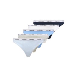 Calvin Klein Underwear Tanga bleumarin / albastru pastel / albastru deschis / gri amestecat / alb