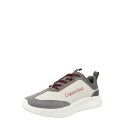 Calvin Klein Sneaker low gri / roșu / alb