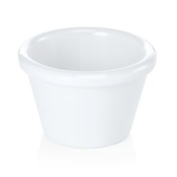 Set 12 Forme Melamina Alba 40 ml, 6 cm – Sosiera/Ramekin
