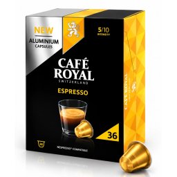 CAFE ROYAL Espresso compatibile Nespresso, 36 capsule