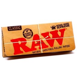 Raw Foite Classic Supreme Creaseless „La Bicicleta” nealbita King Size x40