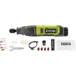 RYOBI RRT4-120GA15 Multifuncţional unealtă + 15 parte din accesoriu set