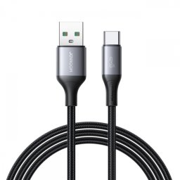 Cablu Date si Incarcare USB-A - USB-C Joyroom S-A28 Flash, 30W, 2m, Negru