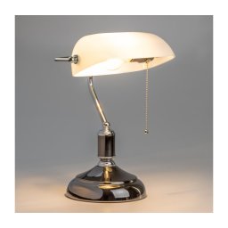 Lampă de birou BRILAGI BANK OFFICE 1xE27/60W/230V negru/argintiu/alb