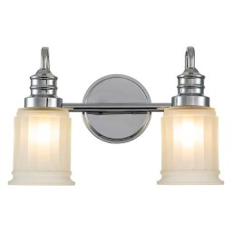 Quoizel QZ-SWELL2-PC-BATH-LED Aplică de perete pentru baie SWELL 2xG9/3W/230V IP44 crom