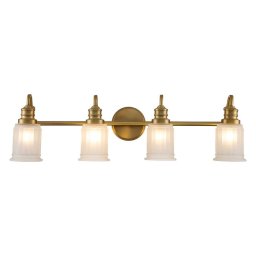 Quoizel QZ-SWELL4-BB-BATH-LED Aplică de perete pentru baie SWELL 4xG9/3W/230V IP44 aurie
