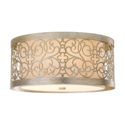 Feiss FE-ARABESQUE-F - Plafonieră ARABESQUE 2xE27/40W/230V aurie
