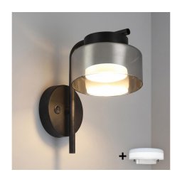 Brilagi - LED Lampă de perete AURA LUX 1xGX53/30W/230V negru/fumuriu
