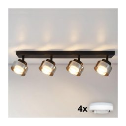 Brilagi - LED Spot AURA LUX 4xGX53/30W/230V, negru/fumuriu