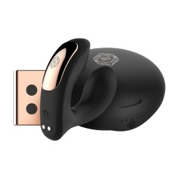 Rosy Gold Wearable Vibrator with Luxury Charging Case Black