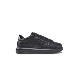 KARL LAGERFELD M Sneakers Kapri Mens Monogram Emboss Lo KL52549K 00x-black lthr / mono
