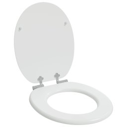 Capacul de toaleta Alb 44 x 38 cm Placa MDF GartenMobel Dekor