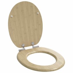 Capacul de toaleta Culoarea Bambusului Deschis 44 x 38 cm GartenMobel Dekor
