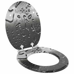 Capacul de toaleta Gri 44 x 38 cm Placa MDF GartenMobel Dekor