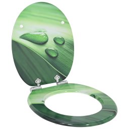 Capacul de toaleta Picatura Verde 44 x 38 cm Placa MDF GartenMobel Dekor