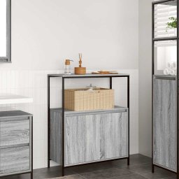 Dulap de baie cu rafturi Gri Sonoma 76,5x35x95 cm GartenMobel Dekor