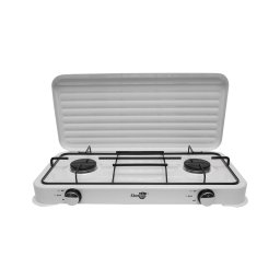 Aragaz camping, portabil, 2 arzatoare, 2.5 kW, cu capac, Starlux