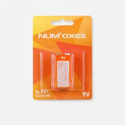 Baterie alcalină Num'axes 6LR61 9V