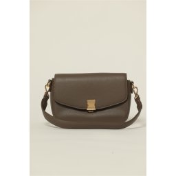 Geanta gri office mica din piele ecologica