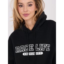 Hanorac negru Race Life
