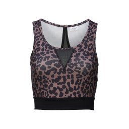 LASCANA ACTIVE Sport top maro / negru