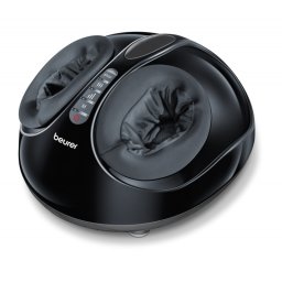 Aparat masaj Shiatsu pentru picioare Beurer FM 90, 48W, Compresie cu aer, Reflexologie, 24 de capete, 3 programe, Pana la marimea 46, Negru