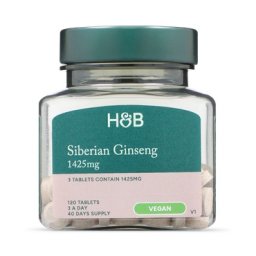 H&B Ginseng Siberian (Tigru) 500mg 120cpr