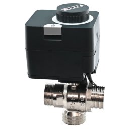 Robinet de zona Herz cu 3 cai pentru deviatie, filete exterioare si actionare electrica, cod 1 2412 92