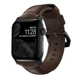Bratara fitness Nomad Traditional Band, black hardware/rustic brown - AW Ultra 2/1 (49mm) 9/8/7 (45mm)/6/SE/5/4 (44m