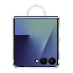 Husa Galaxy Z Flip 7 - Capac protectie spate Clear Case cu inel, Transparent