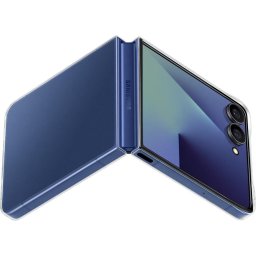 Husa Galaxy Z Flip 7 - Capac protectie spate Clear Case - Transparent