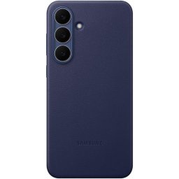 Husa Galaxy S25 FE (S731) - Capac protectie spate Kindsuit (Leather) Case, Albastru inchis