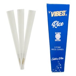 Vibes Conuri pre-rulate din Orez King Size x3 (USA)