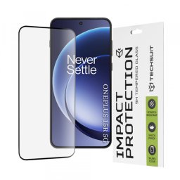 Folie de protectie Ecran Techsuit pentru OnePlus 15R, Sticla Securizata, Full Glue, 111D, Neagra