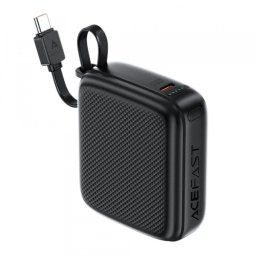 Baterie Externa Acefast M15, 10000mAh, 20W, PD, 2 x USB-C, Neagra