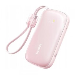 Baterie Externa Baseus EnerFill FC21 Qpow 3 Ultra, 10000mAh, 45W, QC + PD, 1 x USB-A - 1 x USB-C, Roz E0027Q02