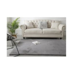 Covor Blanita Gri Deschis, Antiderapant, 80 x 150 cm, Lop 070