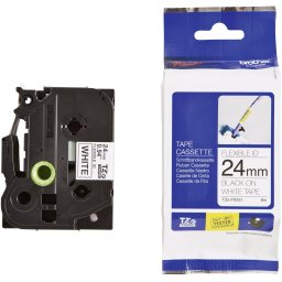 Banda Laminata Brother Tze-Fx251 Negru Pe Alb