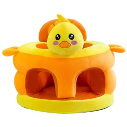 Fotoliu bebe cu spatar si suport de picioare - Ratusca Galbena Happy Day