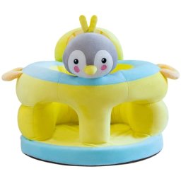 Fotoliu bebe cu spatar si suport de picioare - Puisorul Galben Happy Day