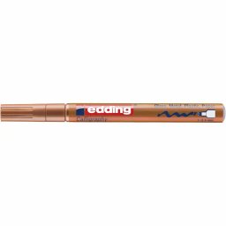 Marker cu vopsea Edding 753, varf caligrafic, 1-2.5 mm, uscare rapida, cupru