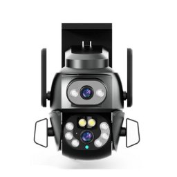 Camera de supraveghere Dubla PTZ de 8MP 4K model Q S800 cu Aplicatie