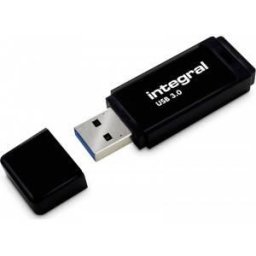 Memorie USB Memorie Integral USB INFD64GBBLK3.0, 64GB, USB 3.0 with removable cap, negru