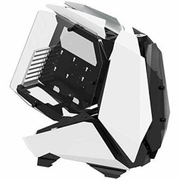Carcasa MOD5 Big Tower Showcase Tempered Glass Alb