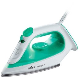 Fier de calcat 0127407002 cu aburi 2000W, talpa SuperCeramic, Alb/Verde