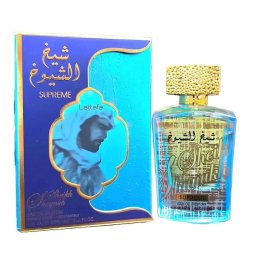 Apa de Parfum Lattafa Sheikh Shuyukh Supreme Unisex 100ml, oriental-spicy, cu persistenta ridicata