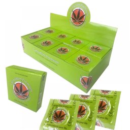 Prezervative Cannadom Premium cu aroma de canabis x3