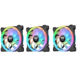 THERMALTAKE SWAFAN 12 RGB Radiator Fan 3 bucăţi set negru
