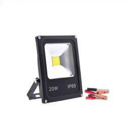 Proiector auto12 V Slim Led 20 W IP65 Camping cu clesti de conectare